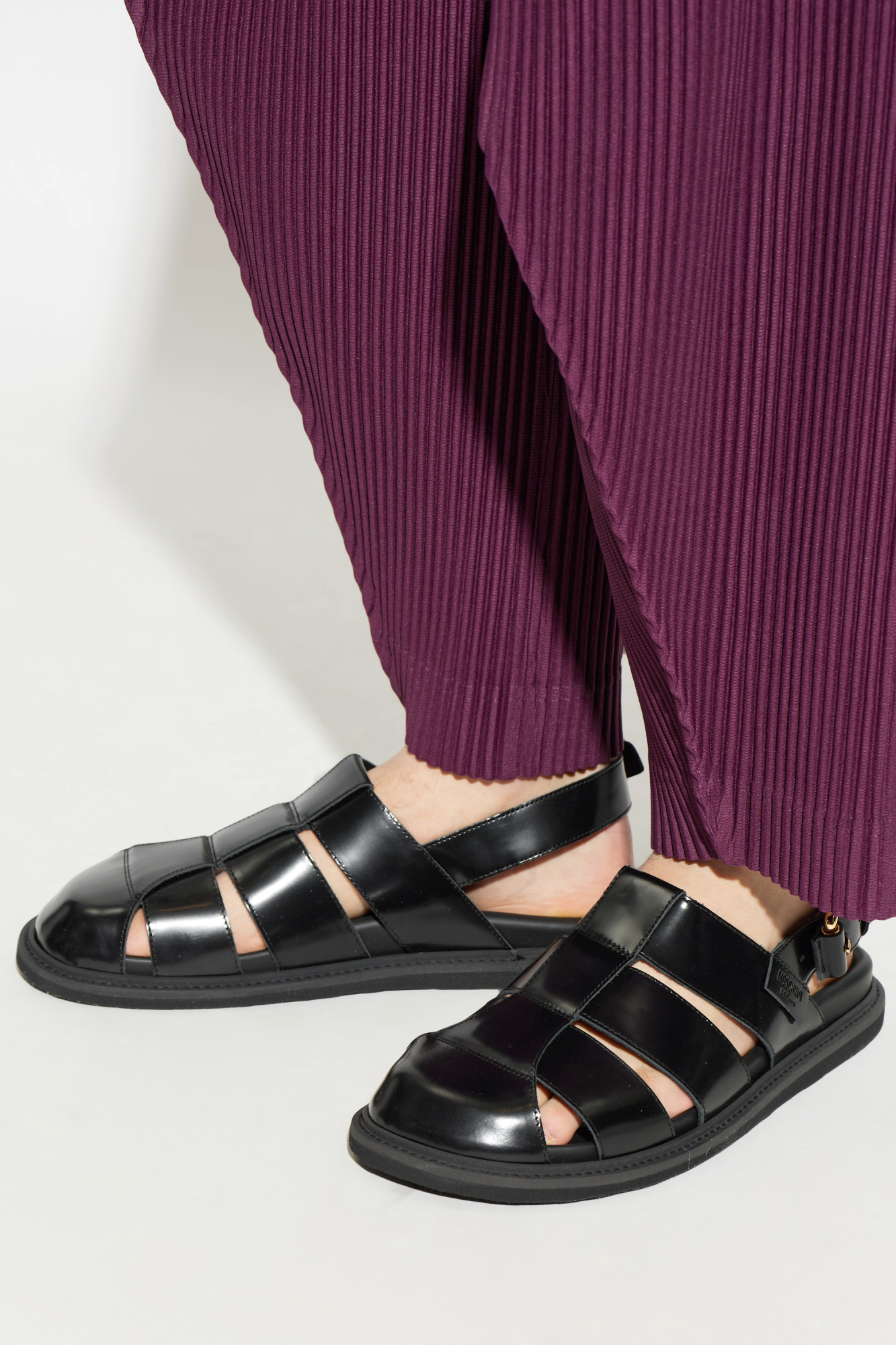 Moschino Leather sandals | Men's | Vitkac